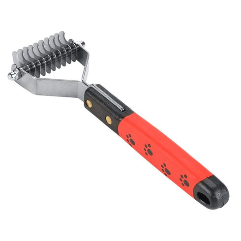 Oumefar Pet Hair Comb Stainless Steel Pin Grooming Deshedding Tool Hair Removal Dematting Comb for Cats & Dogs &Horses(M377-10)...