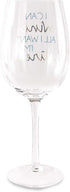 Pavilion - I Can Wine All I Want I'm Retired - 16 oz Crystal Wine Glass...