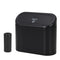 Hanging Car Trash Can with Lid - Portable Mini Waterproof & Odor-Resistant Garbage Bin for Car Door/Office/Home, Plastic Desktop Wastebasket Auto ...