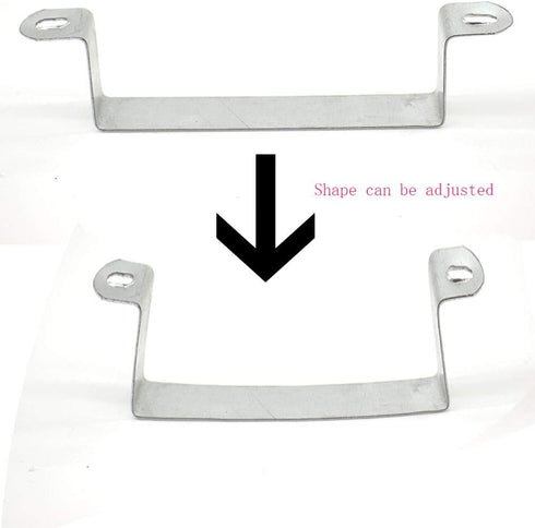 Fence Panel Security Brackets for Concrete or Wooden, Pack of 10, Posts Fits 4” x 4” Posts Strong Galvanised Steel Predrilled with 20 Screws...