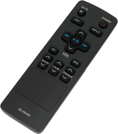 SE-R0429 ser0429 Sound Bar Replacement Remote Control Applicable for Toshiba Soundbar SBX4250 SBX4250KN SBX5065KU SBX1250 AH701014 SBX5065KC SBX50...