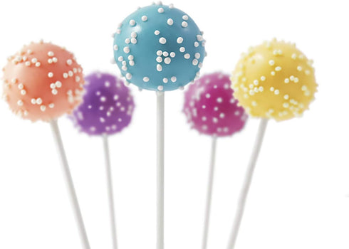 Lollipop Stick (6 inch), Candy Wrappers and Twist Ties Set, 100 Papery Lollipop Sticks (6 inch), 200 Lollipop Bags and 200 Twist Ties (500Pcs)...