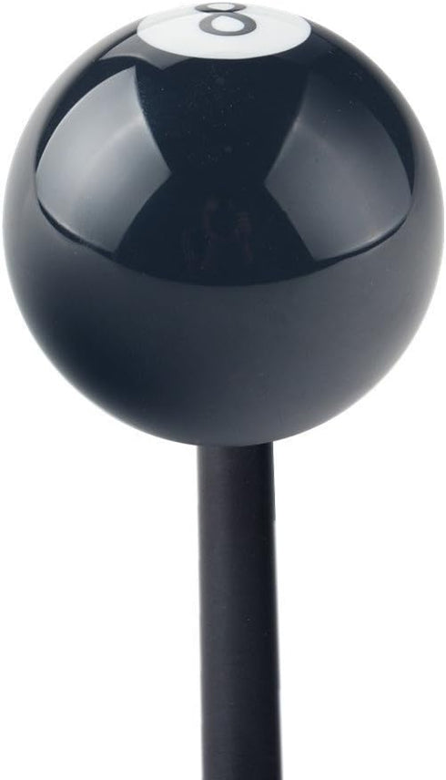 Dewhel 2 1/4" 8 Ball Billiard Round Trans Am Manual 5 6 Speed Gear Shift Lever Shifter Knob with M16 x 1.5 Insert Black Shaped For 1982-2002 Ponti...
