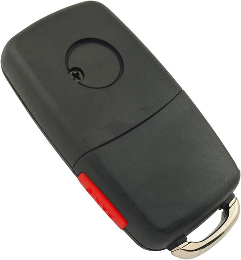Flip Replacement Keyless Entry Key Fob Cover fit for VW Jetta Passat Keyless Entry Key Fob Case Shell...