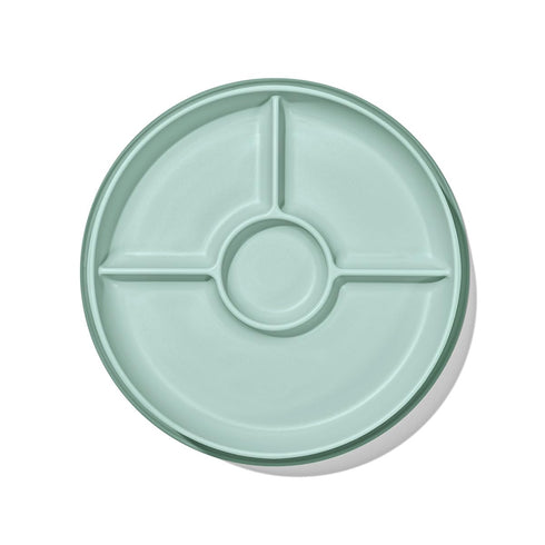 OXO Tot Stick and Stay Suction Divided Plate - Opal...