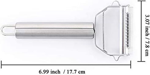 Zittop Stainless Double Sided Blade Multi-functional Peeler Vegetable Peeler Double Planing Grater Kitchen Accessories Cooking Tools...