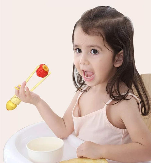 Training Chopsticks for Kids - Kids Chopsticks Use Completely Harmless Material - Anti-dislocation Buckle Design - Includes Portable Box...