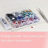 PAMIR TONG 1320pcs 6*12mm Horse Eye Shape Craft Gems Jewels Acrylic Flatback Rhinestones Gemstone with Tweezers Glue Picking pen for Bead Adhesive...