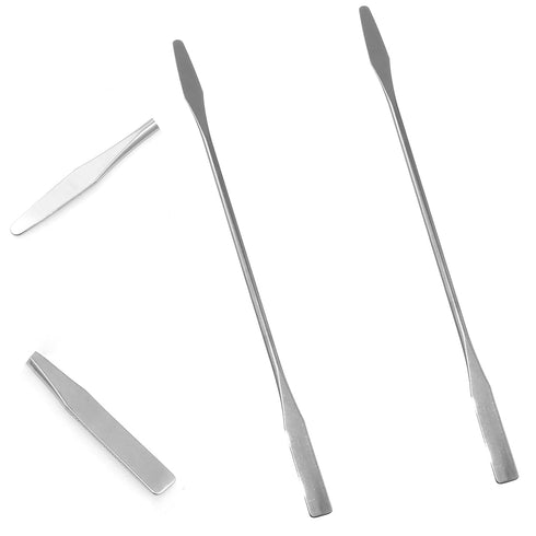 Lab Micro Double Ended Spatula Round/Tapered Arrow End, 15cm...