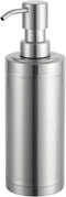 GAPPO Brushed Nickel Soap Dispenser Stainless Steel Metal Pump Hand Lotion Bottle for Bathroom, Bedroom and Kitchen(300ML/10.15Ounce)...