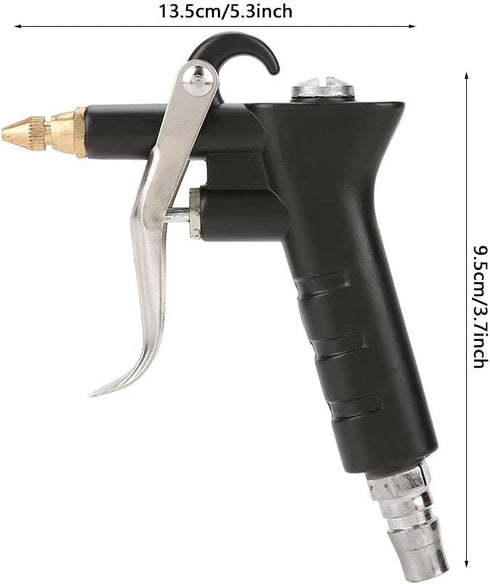 Air Compressor Duster, 1/4" Air Duster Blow Gun Blower High Pressure Pistol-Grip Connector with Extension Nozzle Pneumatic Cleaning Tool...