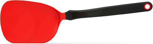 Dreamfarm Chopula Non-Stick-Safe Super-Flexible Sit-Up Spatula with Strong Flat Edge to Separate Food - 12" Red...
