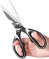 Kitchen Scissors Stainless Steel Sharp Blades - Multipurpose Kitchen Scissors Heavy Duty for Meat, Chicken, Fish, Vegetables, and Herbs – Bottle O...