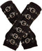 Pretty Attitude Goth Arm Warmers Buckle Armwarmer Gothic Gloves Emo Accessories...