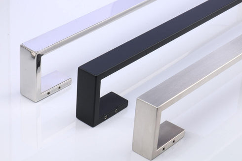 TocTen Bath Towel Rack - Square Base Thicken SUS304 Stainless Steel Towel Bar for Bathroom, Bathroom Bar Accessories Towel Rod Heavy Duty Wall Mou...