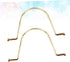 ULDIGI 2pcs Tote Bag Accessories Vintage Purse Metallic Wallet Bag Handles Purse Hardware Replacement Handle Repair Accessories Bag Making Handbag...