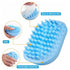Soft Silicone Bristles Massage Grooming Brush for Dogs and Cats Soft Pet Shampoo Brush for Shedding Hair Pet Bathing Tool (Pink)...