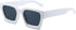 Square Sunglasses for Women Men Retro 90s Square Thick Frame Sunglasses UV400 Protection Black Shades...
