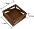 OwlGift Rustic Brown Flat Napkin Holder Solid Wood for Kitchen Table and Countertops, Christmas Napkin Holder Farmhouse Style and Décor for House,...