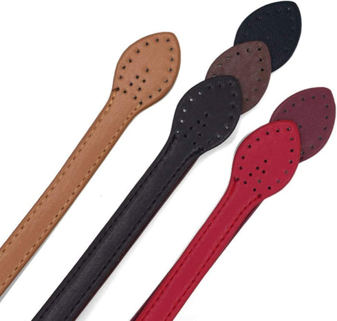 SUPVOX 2pcs 24 Leather Purses Straps Leather Bag Handles Replacement Purse Straps Handbag Bag Wallet Straps (Red)...