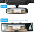 Car Rearview Mirror 12 Inch HD Glass Anti Glare Clip On Panoramic Wide Angle Car Interior Rear View Mirror Accessories for Car SUV Trucks (Blue)...