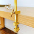 KAKURI Small Bar Clamps for Woodworking 5" HATAGANE Japanese Wood Clamps, Metal Parallel Clamps Tool Set 2 Pcs, Brass Gold, Made in JAPAN...
