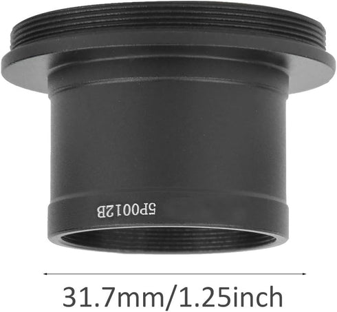 1.25 Inch T Adapter Telescope Camera Adapter, 1.25" T Mount Telescope Eyepiece Lens Adapter Ring with M42 x 0.75 Thread Astronomy Telescope...