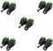 5.5mm x 2.1mm DC Barrel Jack Connector DC 12V Adapter DC Female Socket Male Plug DIY DC Terminal Connector for CCTV Camera, LED Strip Light or oth...
