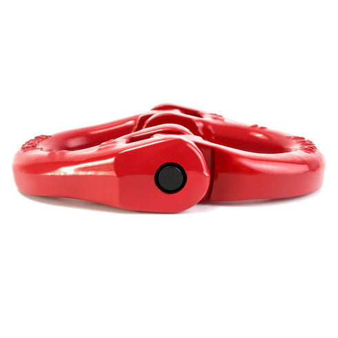 G80 Alloy Steel Coupling Link, 2 Pack 1/4" Hammer Lock Chain Connector, 2645 lbs Working Load Limit,Red...