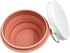 Silicone Collapsible Bowl with Lids, 18OZ Foldable Salad Lunch Bowl, Collapsible Food Container Storage for Camping Walking Traveling...