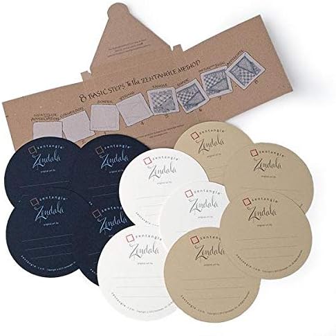 Zentangle Original Zendala Paper Tiles - 21 (Sampler)...