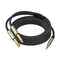 3.5mm (1/8") TRS to Dual 6.35mm (1/4") TS Mono Breakout Cable, (3.3 FT - 1pack) Y Splitter Stereo Cord Adapter Compatible iPhone, PC, CD, Speaker...