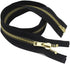 YaHoGa #10 32 Inch Brass Separating Jacket Zipper Metal Zipper Heavy Duty Metal Zippers for Jackets Sewing Coats Crafts (32" Brass)...