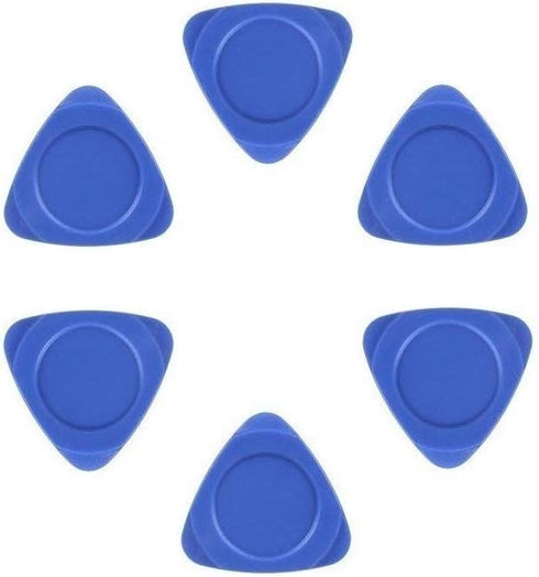 Fixinus Set of 50 Blue Triangle Plastic Pry Opening Tool Kit Security Opener for iPhone Cell Phone Laptop Table PC Case LCD Screen Guitar Picks...