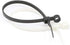 THE CIMPLE CO 7 inch White Nylon Zip Ties (Wire, Cable Ties) - Strong - Indoor and Outdoor Rated - Screw Mounting Hole, 100 Pack...