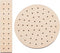 BENECREAT 2 Style Clay Wood Bake Baking Holder, Round & Rectangular Basswood Plywood Stud Earring Assembly Baking Tool for Making Earrings, 9.5mm ...