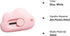 3 Pcs Cloud Shaped Mini Art Utility Knives Box Cutter Retractable Letter OpenerPortable, Suitable for Cutting Envelopes...