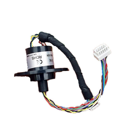 1Pcs Mini Capsule Electrical Slip Ring 21.8mm 300RPM AC240V 2A 10 Wires for Monitor Robotic Test...