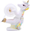 Unicorn Sitting on a Toilet Tape Dispenser, Unique Desk Accessory, Funny Office Supplies, 5.25 Inches...