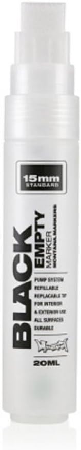 Montana Black Empty Marker 15Mm Standard...