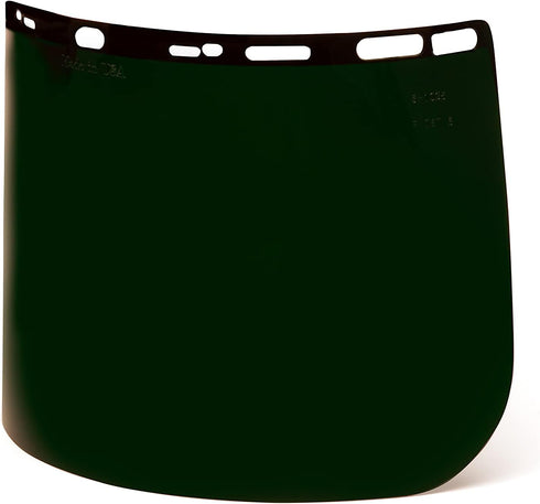 Pyramex Safety Full Face Shield Eye & Face Protection (Headgear Not Included), Dark Green Polyethylene - ANSI Z871035...
