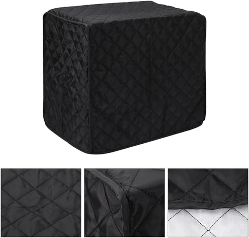 Bread Maker Cover 17x11x15 Inches, Clip Cotton Polyester Quilted Toaster Oven Dust Cover for Protect your Bread Machine or Kitchen Small Appliance...