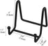 Plate Stands for Display - Iron Easel Stand Plate Holder Display Stand Picture Frame Stand for Pictures | Photo|Decorative Plate |Dish | Tabletop Art - 3 inch-Black