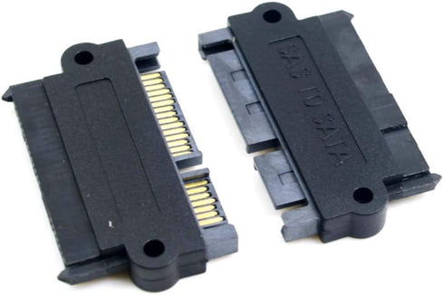 2Pcs Main Board Small Port SAS Hard Disk Adapter SFF-8482 to SATA 22 Pin Adapter Card...