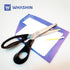 Scalloped Pinking Scissors (078) - Multipurpose, Ultra Sharp Blade Shears, Softgrip, Stainless Steel Sewing, Comfort TPR Grip, Crafting Scissors f...