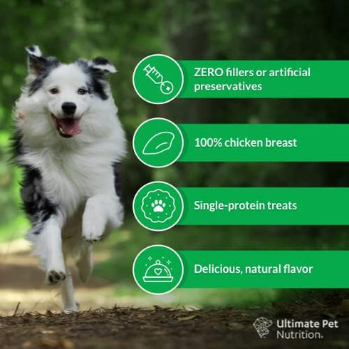 ULTIMATE PET NUTRITION Nutra Bites Freeze Dried Raw Single Ingredient Training Treats Food Topper for Dogs, 4 Ounces, Chicken Breast...