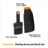 Fiskars Planting Soil Scoop and Brush Set Garden Tool for Indoor Gardening, Mess Control for Transplanting and Repotting, Made with Recycled Plast...