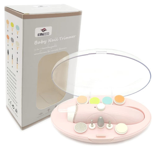 Rechargeable Baby Nail File, Fansidi Electric Baby Nail Trimmer for Newborn Infant or Toddler Toenail and Fingernail - Girls and Boys Accessory - ...