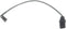 Holstein Parts 2BWS0222 Brake Wear Sensor - Compatible With Select Audi A6, A6 Quattro, A7 Quattro, RS5, RS7, S6 S7; Porsche Macan; REAR...