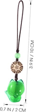 Cell Phone Strap Cartoon Fox Phone Charm Key Chain Car Key Purse Pendant Hanging Pendants Decor Green...